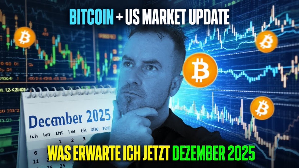 Bitcoin + US Market update,was erwarte ich jetzt Dezember 2025

📊 Themen im Video:

✅ Wichtige NEWS über Bitcoin Flash Crash &amp; Bodenbildung &amp; Warum ?

✅Wie sich der Trend von US Market &amp; auf Bitcoin auswirken kann

✅ 140'000'000'000 Milliarden Long Liquidiert im Allgemeinen