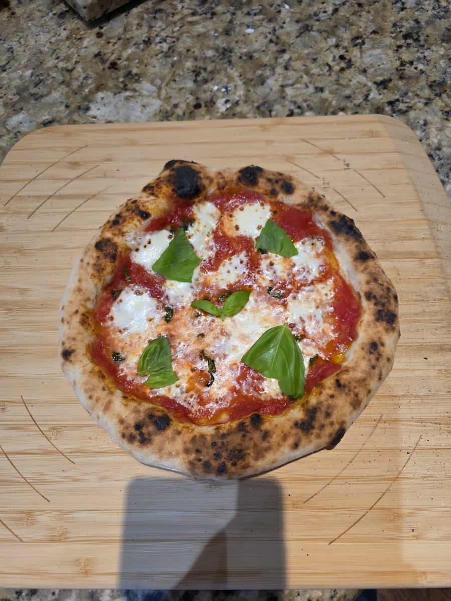 We just purchased the new Frigidaire 750° Kitchen Oven w Pizza function.  

This was on my 3rd attempt. 

It's fabulous 👌