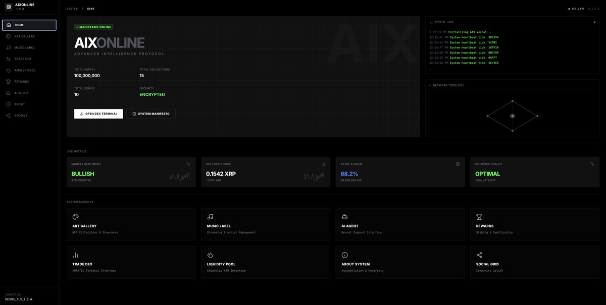 👁️ AIXONLINE.COM // AIX MUSIC // ALPHA 👁️ tweet media