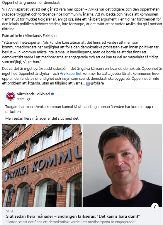 Arvikapartiet tweet media