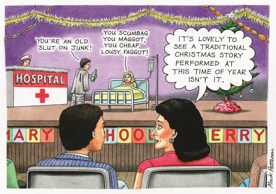 Another of my Christmas cartoons, and if you liked the 'Fairytale of New York' cartoon I posted a few days ago, here's the other one on the same theme. Enjoy...