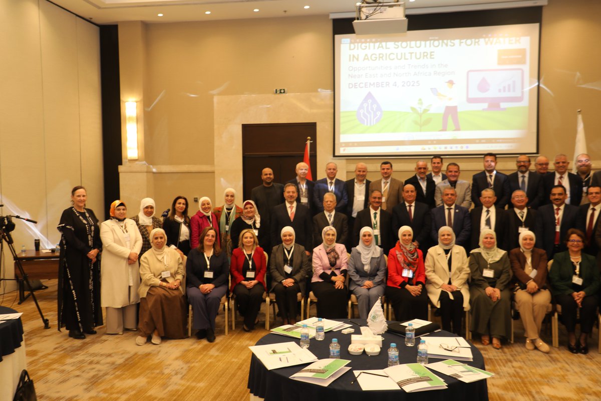 AARINENA held its 16th General Conference today in Amman under the patronage of <a href="/FAOJordan/">FAO in Jordan</a>, focusing on “Digital Water Solutions in Agriculture: Opportunities and Trends in the Near East and North Africa.”

The conference gathered NARS members from Turkey, Jordan, Iraq, Kuwait,