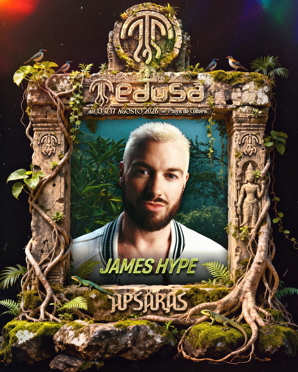 MedusaFestival's tweet photo. Debut en Medusa con @JamesHYPE . Para celebrarlo...¡𝐒𝐎𝐑𝐓𝐄𝐀𝐌𝐎𝐒 𝟐 𝐀𝐁𝐎𝐍𝐎𝐒 𝐆𝐄𝐍𝐄𝐑𝐀𝐋𝐄𝐒! 🎟️ 𝐏𝐚𝐫𝐚 𝐩𝐚𝐫𝐭𝐢𝐜𝐢𝐩𝐚𝐫 𝐞𝐧 𝐞𝐥 𝐬𝐨𝐫𝐭𝐞𝐨:

Síguenos @medusa_festival y haz RT. Anunciaremos ganador/a el 11/12. Suerte! https://t.co/JNNMXNBXbA