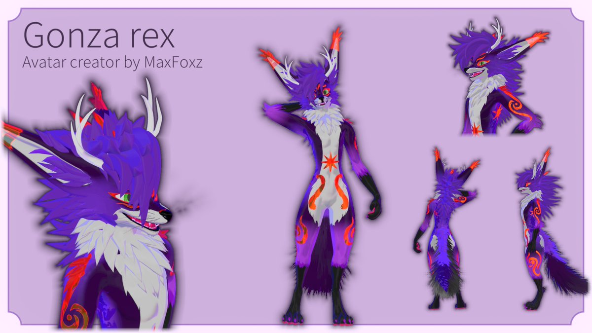 Commission from <a href="/Gonzalo19776983/">Gonzalo</a>,
 thank you for commissioning me.

I really enjoyed this commission, the Furzona was 100% created by me for <a href="/Gonzalo19776983/">Gonzalo</a>.
 
If you would like me to create your furzona, please do not hesitate to contact me.

#vrchat #vrchatavatar #furry