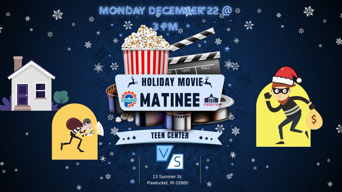 Come for the matinee, stay for the fun. All teens grades 6-12 welcome. Snacks provided. Free.