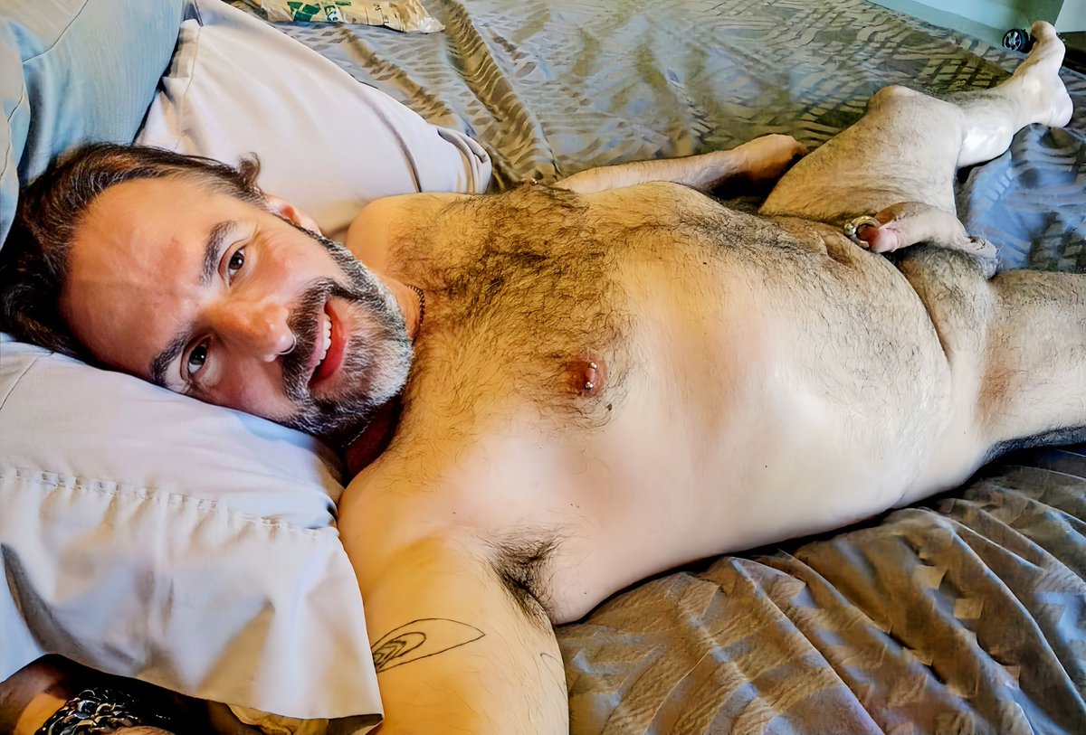 1 collab done... Now a pool party... And then another collab later this afternoon 😈... #pigweek #naturist #daddy #exhibitionist #piercedcock #princealbert #teampierced #bbbh #teampa #gayman #msm #gaybull #pigweek2025