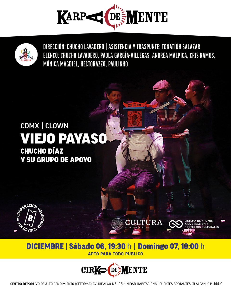 Despide el 2025 con la calidez, espontaneidad y asombro de la risa y el amor a través del clown, la fraternidad y solidaridad de la comunidad circense para el pueblo Palestino y una celebración de procesos y semillas en formación con la muestra de los Talleres De Mentes.