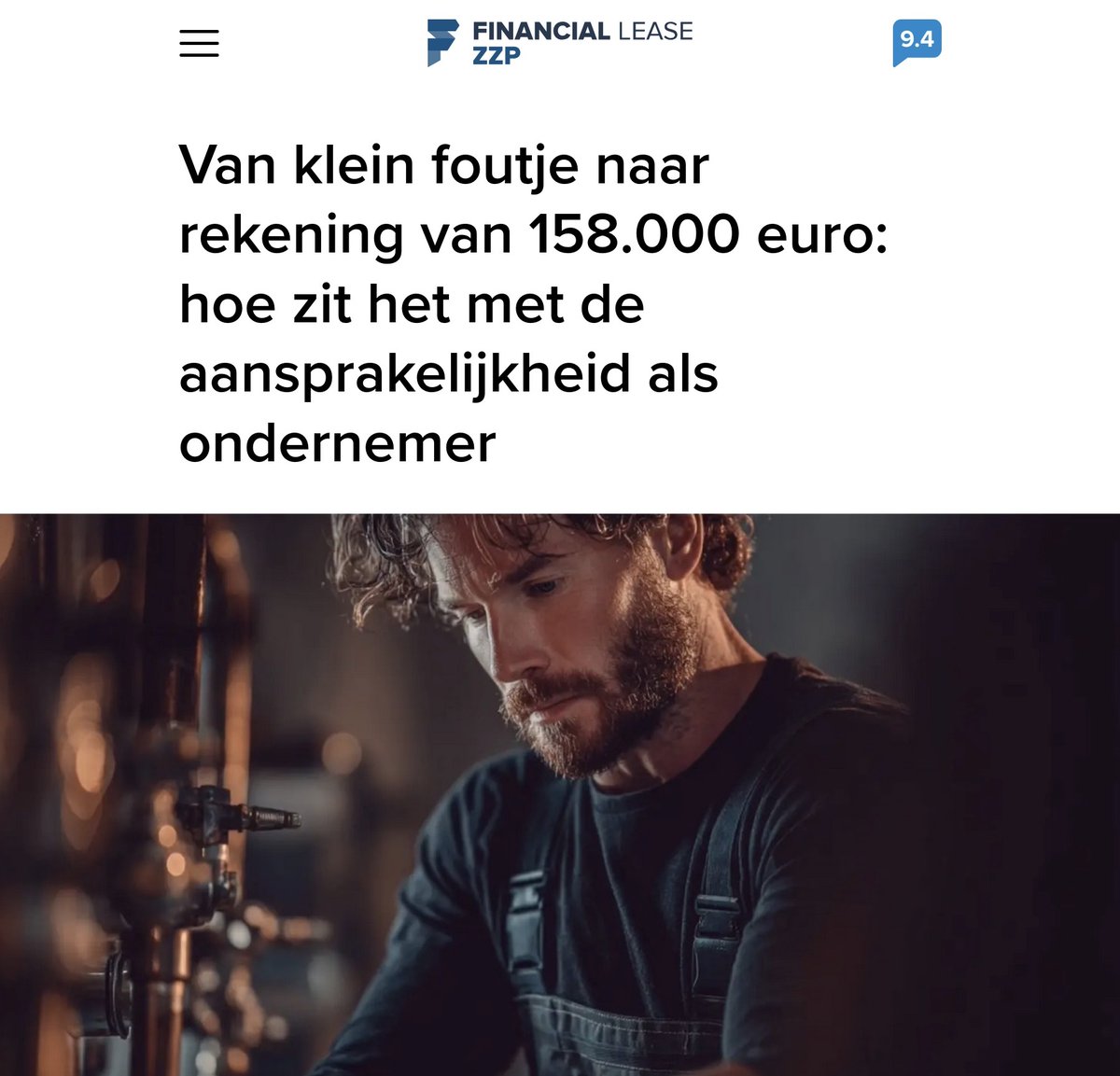 AutoLeaseZZP's tweet photo. ⚠️ Van klein foutje naar rekening van €158.000: hoe zit het met aansprakelijkheid?

📉 Eén kleine inschattingsfout kan enorme financiële gevolgen hebben.

➡️ In dit voorbeeld leidde een eenvoudige handeling tot een schadeclaim van €158.000.
 
🔗 https://t.co/2Q29zHymwq https://t.co/E3yC6KgtEF