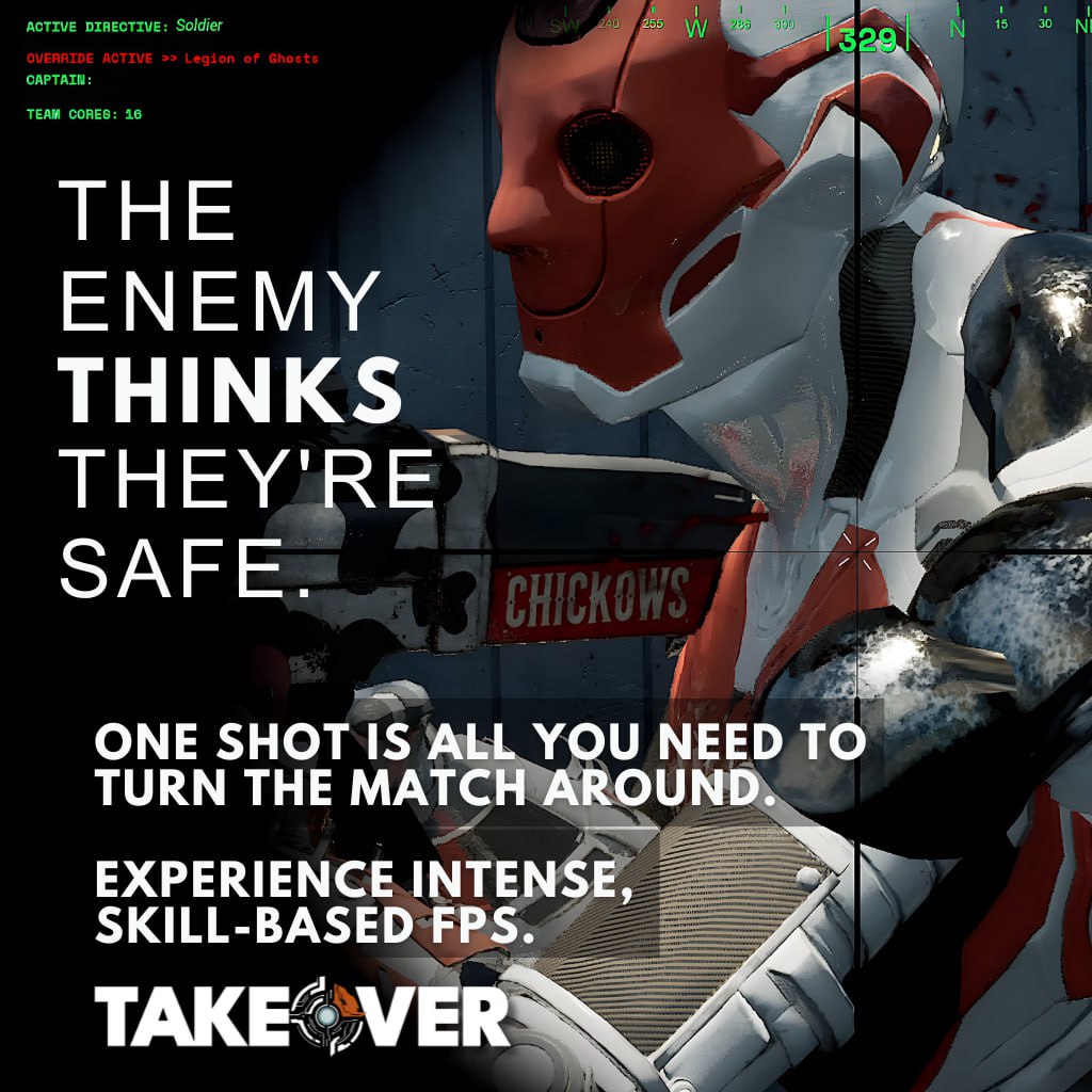 PlayTakeover's tweet image. In TAKEOVER
Death isn’t the end-it’s the twist that keeps battles unpredictable
As a Soldier, falling in combat means a quick respawn and a chance to dive straight back into the fight for your team
 But as a Captain, your death flips the script.
Protect Your Captain At All Costs