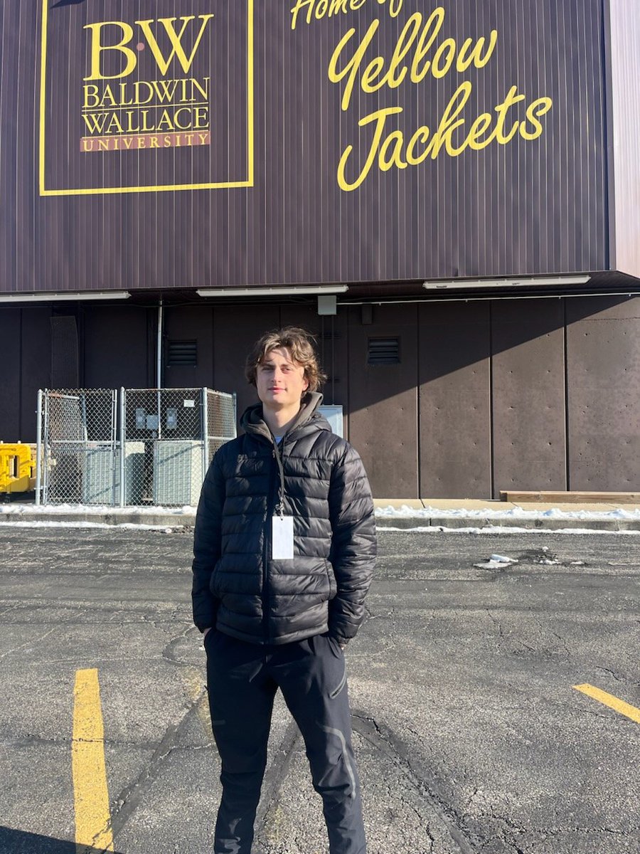 I had a great time today on my official visit to Baldwin Wallace University 🐝! I was excited to be back on campus. Thank you to all of the BW staff for this opportunity!  <a href="/CoachHilvert/">Jim Hilvert</a>  <a href="/AndrewCregan16/">Andrew Cregan</a>  <a href="/JoshILO9/">Coach Josh Aiello</a> <a href="/VSEAthletics/">VSE Athletics</a> <a href="/wny_football/">WNY Football</a>