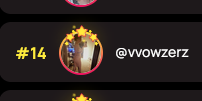 VVowzerz's tweet photo. I'm currently #14 on the leader board, but the day is young! Get in here and treat yourself, and in return you'll be really helping me out!! https://t.co/8YKFdJB94z