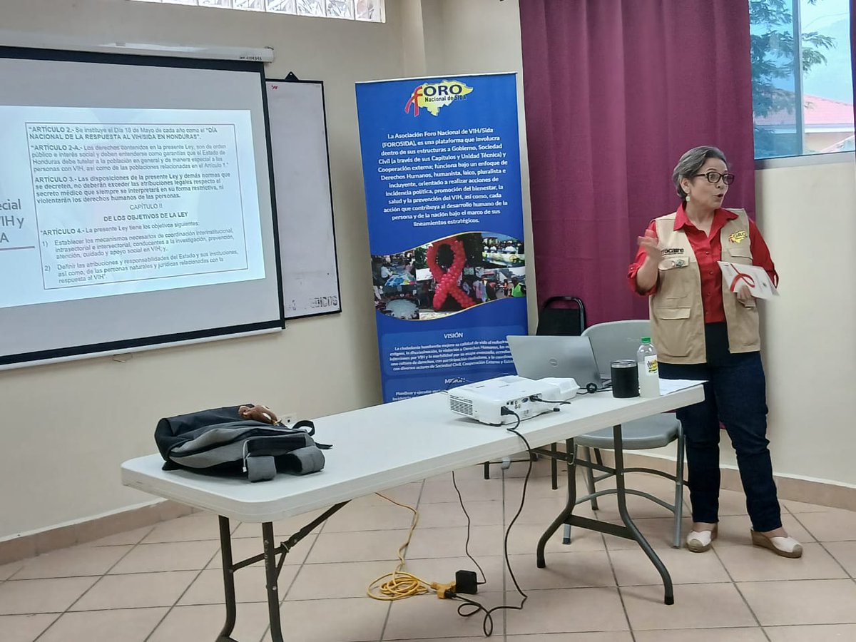 forosida's tweet photo. En el marco del Día Mundial de la Respuesta al VIH, la Asociación Foro Nacional de VIH/Sida, participó en una jornada educativa y de actualización dirigida al personal médico y de enfermería del IHSS regional norte, abarcando los diferentes niveles de atención de la zona. https://t.co/IfXNHmhHPo