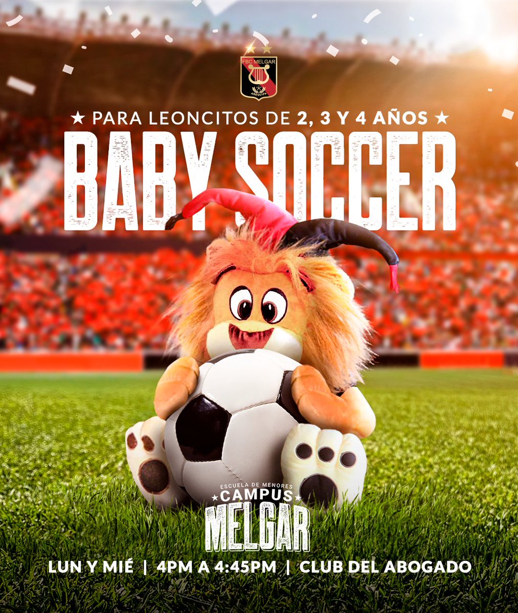 MelgarOficial's tweet photo. Sobrin@, ahora tus pequeños leoncitos también pueden formar parte de nuestra Escuela de Menores, inscríbelo en nuestro #CampusMelgar e incúlcale desde pequeño el a[M]or por la Rojinegra. 👶🏻❤️🖤

*INSCRIPCIONES 👉 https://t.co/UgOd99O0t6 https://t.co/dmmJvocevb