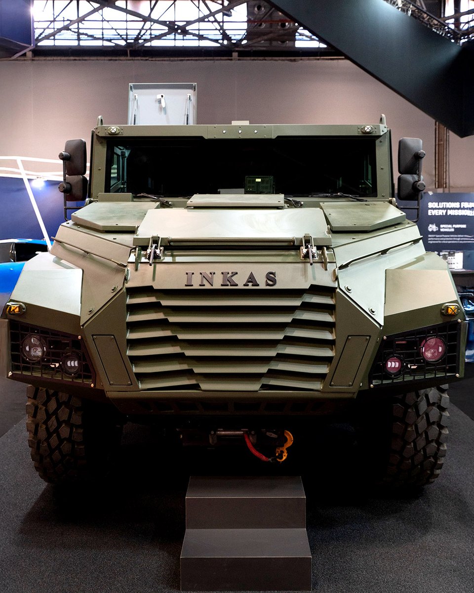 inkasvehicles's tweet image. Introducing the INKAS® M1 MRAP, unveiled at Milipol Paris 2025!

#armoredvehicle #inkas #defense #texelis #milipol