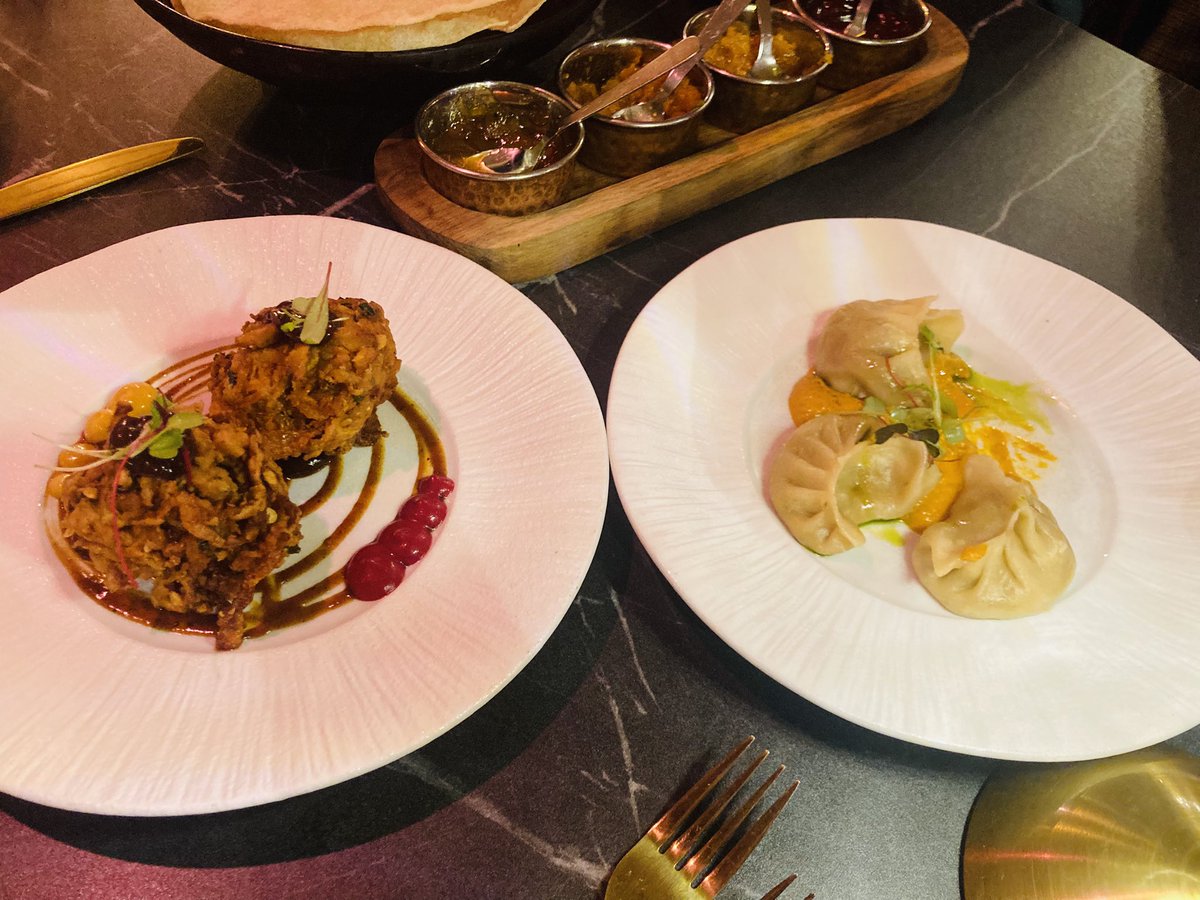 booksandwine76's tweet photo. Dinner Club Destination: NEPAL 🇳🇵 @PanasGurkha #onionandkalebhaji #vegetablemomo #lambbhutuwa #mumschickencurry #tarkadal #amiropirobrinjal #peshwarinaan #cheesechillinaan https://t.co/yko1W2bq8K
