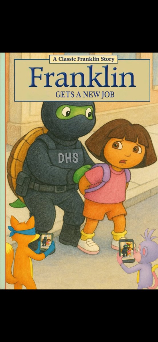 KristopherSeals's tweet photo. I'm no Conservative, but this is funny as hell! 🤣 #Franklin #PoorDora https://t.co/sR6DyLinCA