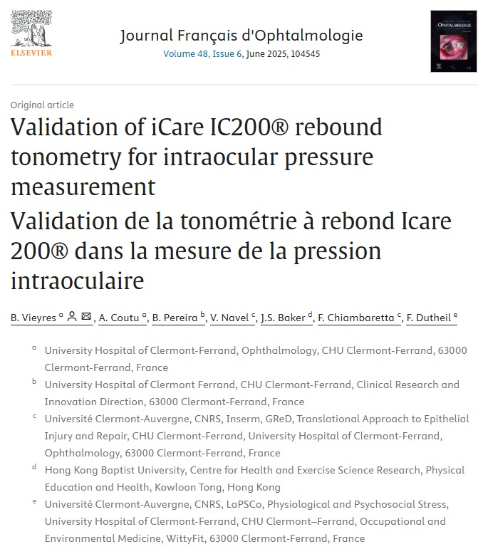Journal Français d'Ophtalmologie tweet media