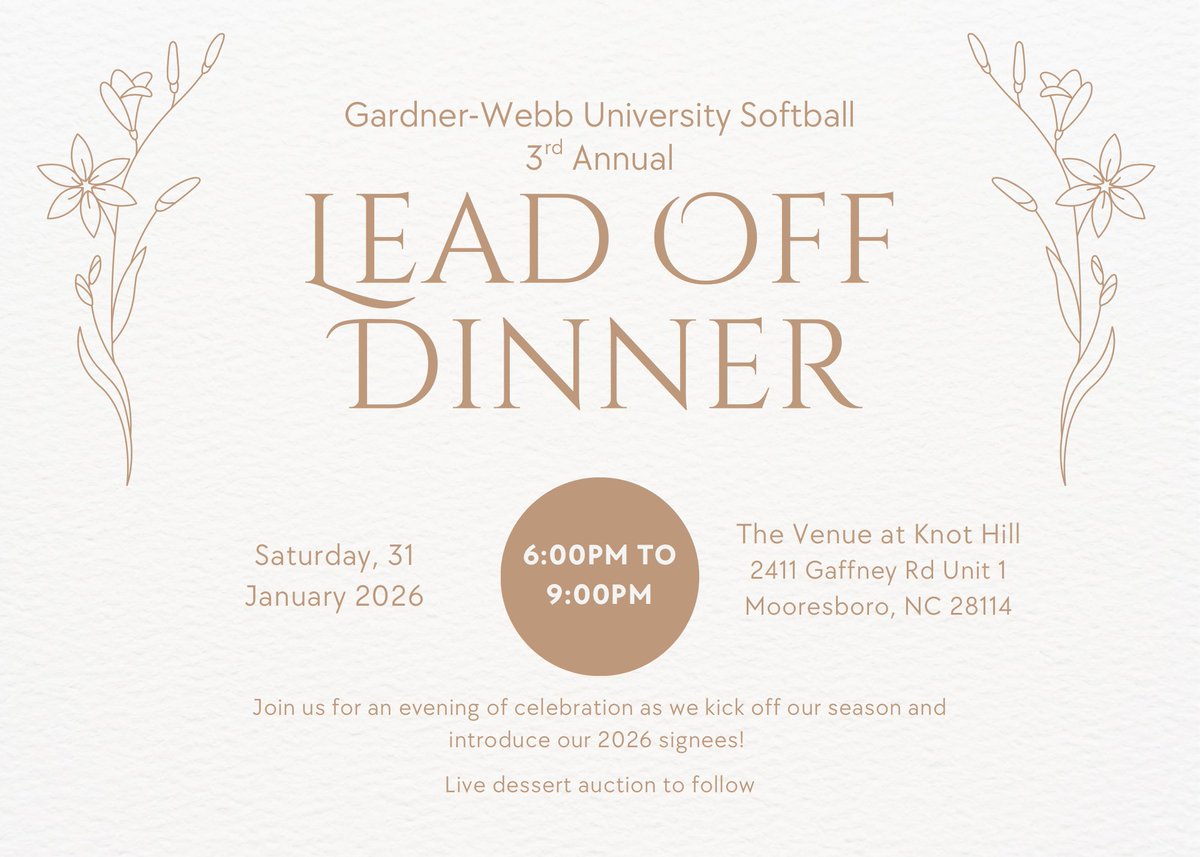 Gardner-Webb Softball tweet media