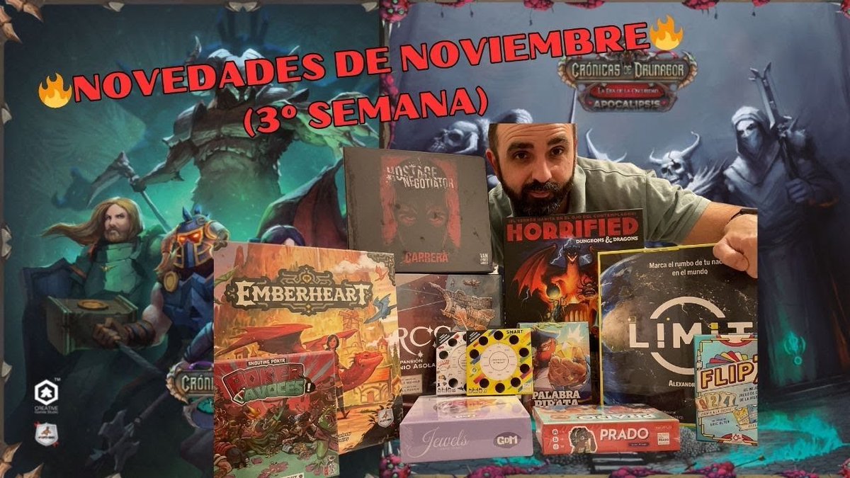 IbermadridSa's tweet photo. Novedades Juegos de Mesa – 3ª Semana de Noviembre | Flip 7, Emberheart, Limit y más
https://t.co/QF7eTrMLea https://t.co/SuvESuIg3j