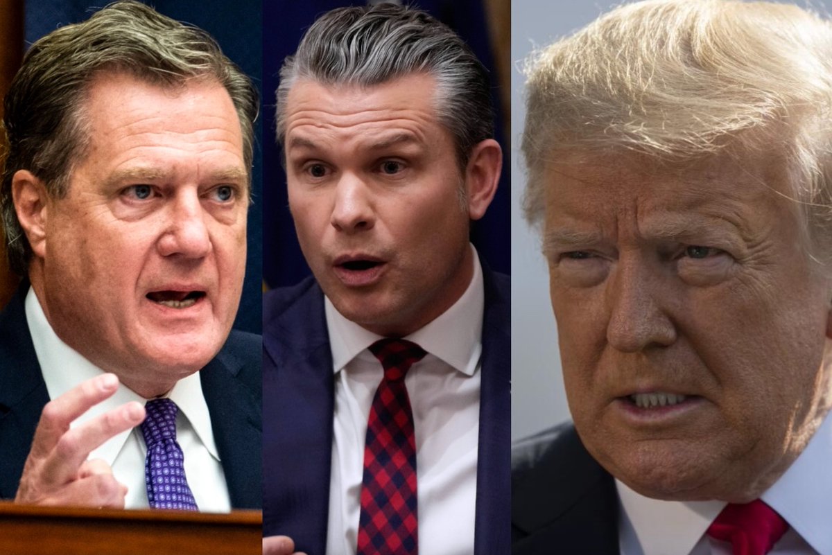 OccupyDemocrats's tweet image. BREAKING: MAGA Congressman Mike Turner reveals that Republican lawmakers are "very concerned" about Pete Hegseth's "double-tap" strike and says that the victims should have been arrested and tried in court.

Even Republicans are afraid to defend this horrifying war crime...