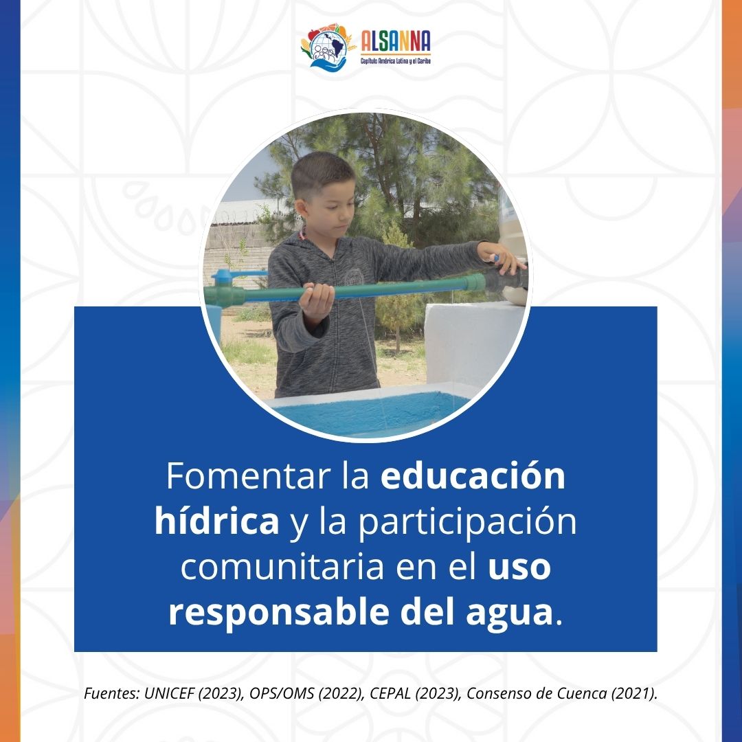 Las políticas integrales de agua y saneamiento contribuyen directamente al cumplimiento de los ODS 2 (Hambre Cero) y ODS 6 (Agua y Saneamiento).

Desde #ALSANNA nos apegamos al Consenso de Cuenca para promover e impulsar acciones que beneficien estos #ODS👉bit.ly/43k1Ja4