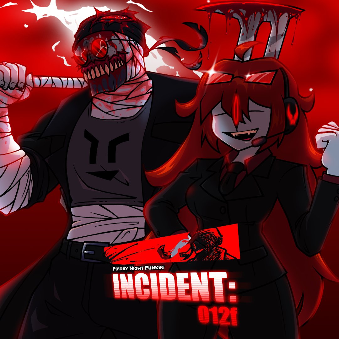 incident012f's tweet image. "I rapped against you in 2022 already! Really itching for a rematch, are we?"
#fnf #incident012f #madnesscombat