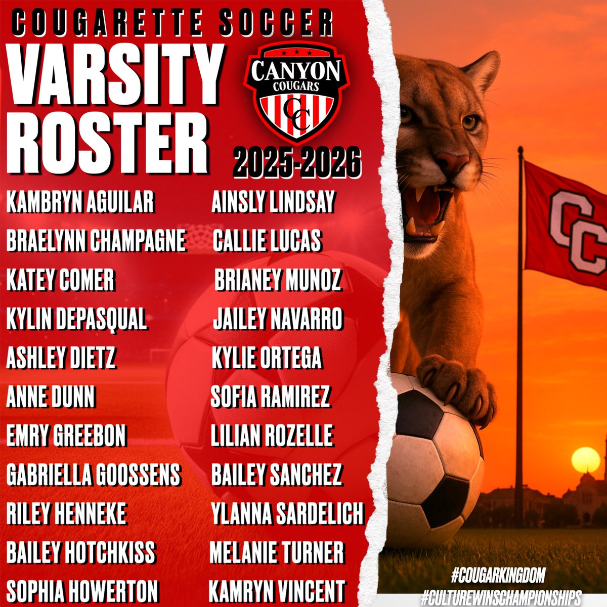 CHS Cougarette Soccer tweet media