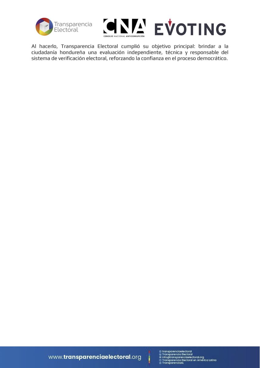 En un firme compromiso con la transparencia y la democracia, el Consejo Nacional Anticorrupción (CNA) realiza un conteo independiente para procesar las copias digitales de las actas electorales de las Juntas Receptoras de Votos (JRV), a través de un sistema diseñado