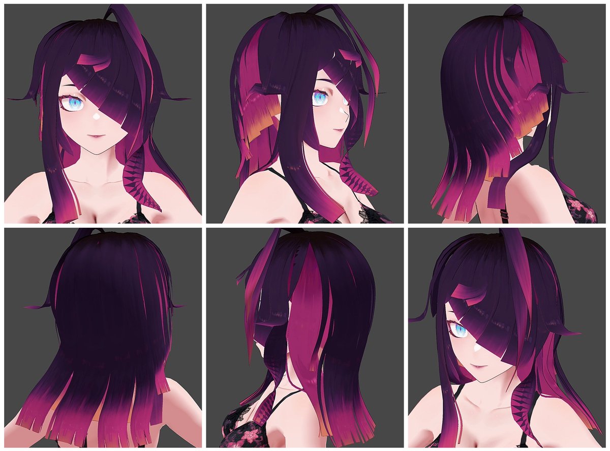 服着せることできないので顔面だけ 