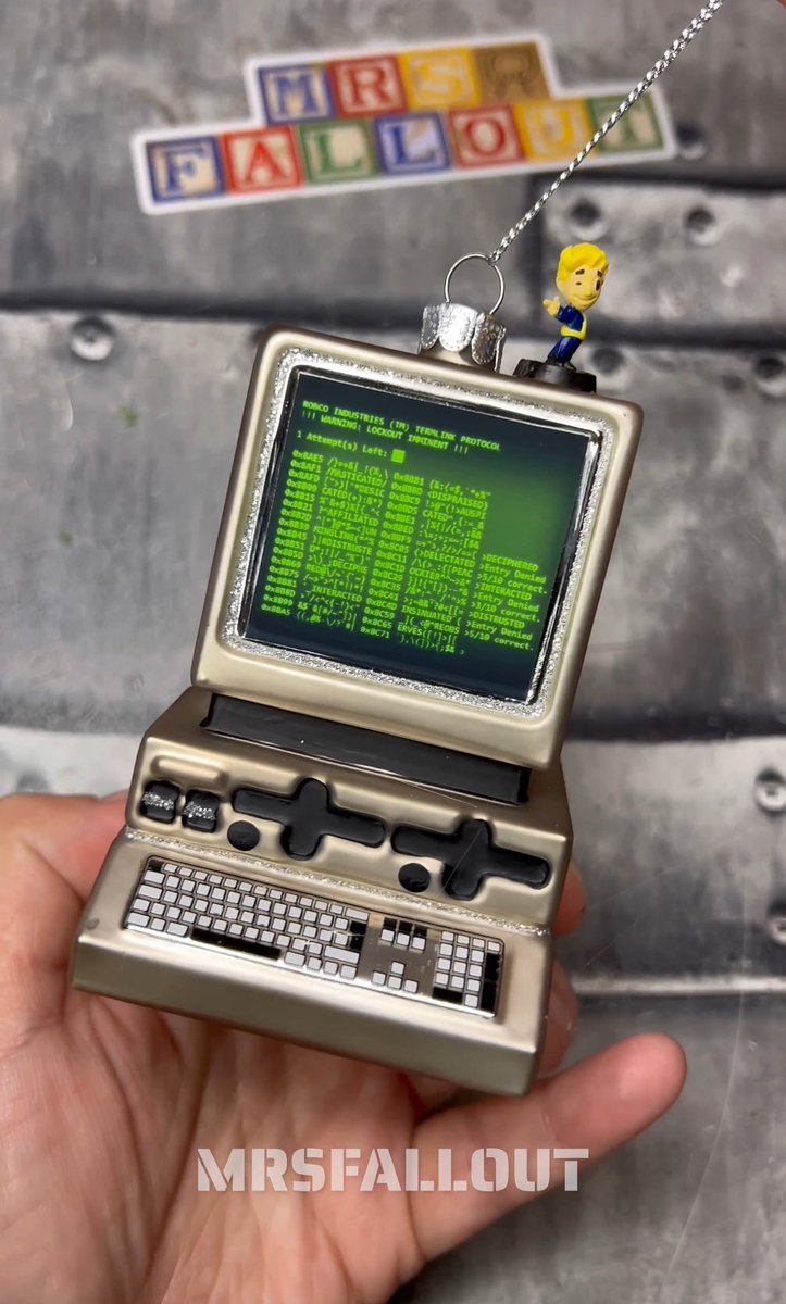 Crafting a Fallout Christmas Ornament! Check out the new #Fallout craft here youtube.com/shorts/YK1bo6J…