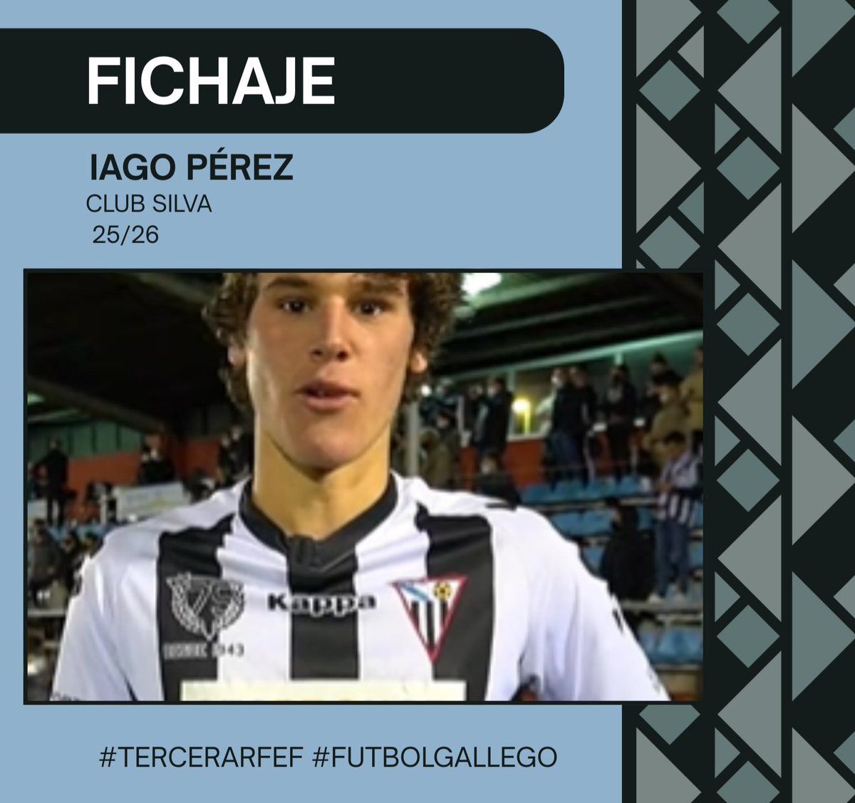 ✍️𝗙𝗜𝗖𝗛𝗔𝗝𝗘✍️

☑️ El <a href="/clubsilvasd/">Club Silva SD · A Coruña</a> hace oficial la incorporación del delantero "𝐈𝐚𝐠𝐨 𝐏𝐞𝐫𝐞𝐳" que vuelve a España tras su paso por EE.UU.

🗨#MercadoGallego 25/26 📊 <a href="/Tercerarfefinfo/">Tercera Federación / RFEF Info</a>