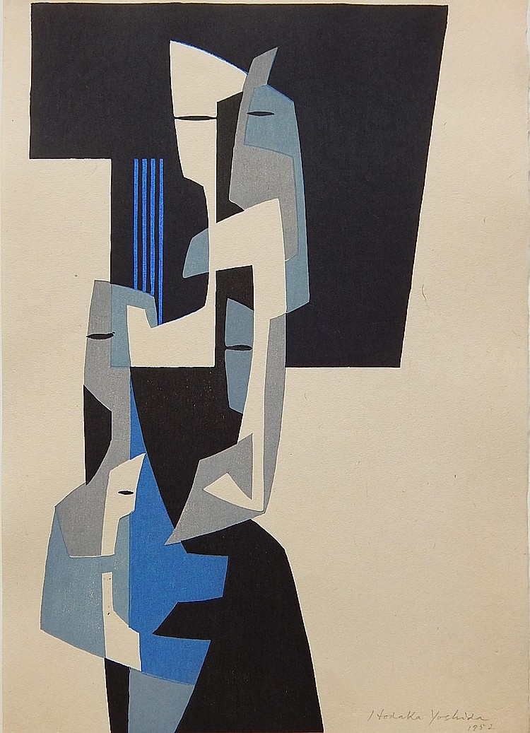 Yoshida Hodaka, People, 1952.