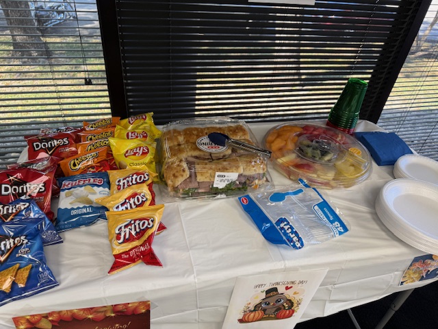 ATRecycle's tweet photo. Thanksgiving may have passed, but our San Antonio site is still feeling the holiday spirit!
The team recently gathered for a festive celebration complete with delicious sandwiches and snacks —a huge thank-you to Christina for bringing in such fantastic treats. #ThankfulThursday https://t.co/Bdw2hjYzTD