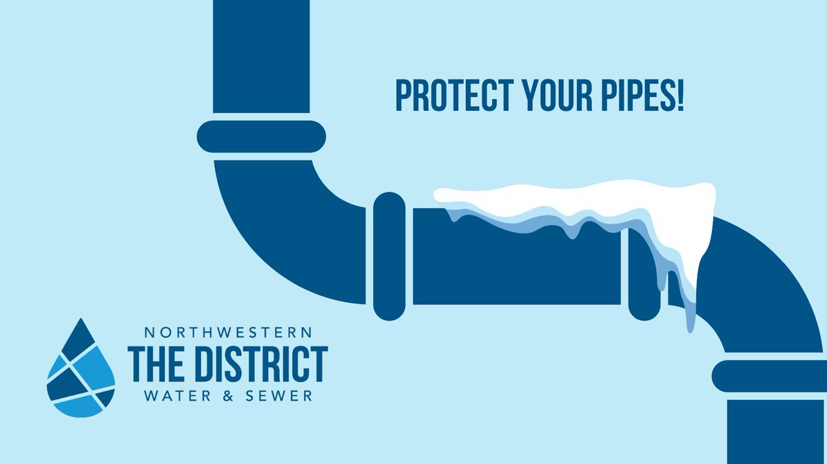 🥶 Temps dropping to single digits tonight! Prevent frozen pipes:  
💧 Know your shutoff valve  
🚰 Disconnect hoses &amp; cover faucets  
🏠 Keep temps 55°F+ &amp; open cabinets  
🚿 Let faucets drip  

More tips ➡️ bit.ly/4rExfdg