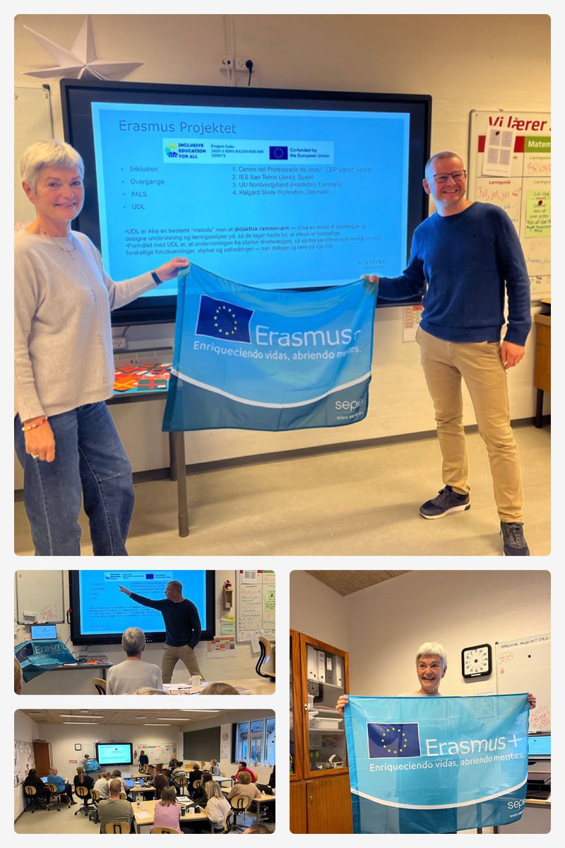 Our colleagues, Martin and Minna from Halgård Skole, disseminate our project, INEDAL, among their staff. Looking forward to begin with the training of our teachers and advisors. <a href="/sepiegob/">SEPIE</a> <a href="/EducaAnd/">Consejería Desarrollo Educativo y FP</a> @halgaard_skole_sfo
