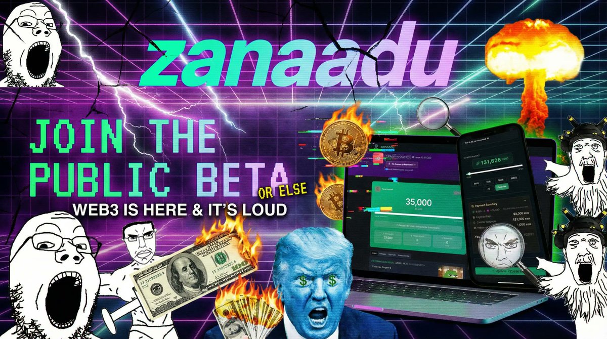 ZANAADU BETA IS GOING LIVE TONIGHT 🚨

Are you based &amp; desire true web sovereignty?

Here's how you can join the mission: 

-Follow <a href="/zanaadu/">zanaadu</a> &amp; quote RT this post 
-Set-up Metanet Wallet getmetanet.com
-Dm us your identity key &amp; wait for approval

beta.zanaadu.com
