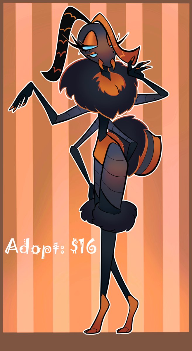 FiddleDDArts's tweet photo. Moth Sinner Adopt (Hazbin/Helluva) [OPEN] 

#HelluvaBoss #HelluvaBossFanart #HelluvaBossOC #HazbinHotel #HazbinHotelFanart #HazbinHotelFanart #HelluvaBossAdopt #HazbinHotelAdopt #adoptable #adopts #Adopt https://t.co/AwnK2LJXYQ