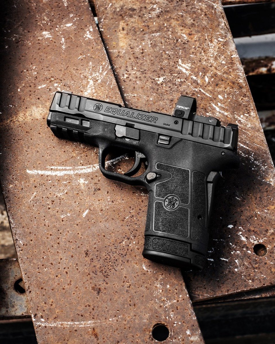 Firearms_Depot's tweet photo. Smith & Wesson Equalizer TS โ the ultimate micro-compact 9 mm: next-gen EZ slide, single-action trigger, optics-ready, and mags up to 15 rds. Built for CCW, designed for control. ๐ซ #SWEQUALIZER #MicroCompact #9mm #CarryConfidence https://t.co/Db8OCTaYdz