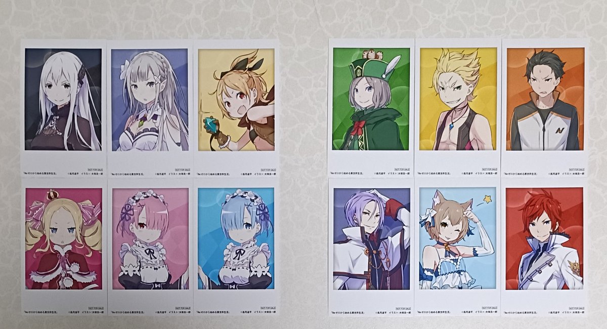 リゼロ #ゲーマーズ 冬の本まつり 限定グッズ合計48P インスタント