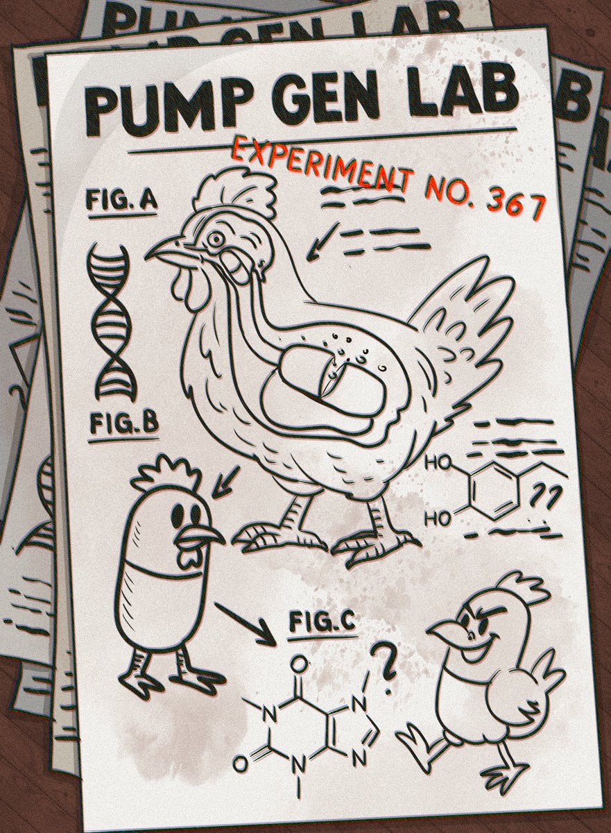 They ran hundreds of these “model studies.”
Chickens, horses, insects, anything with a stable form.
The pills weren’t just copying… they were interpreting life.
Experiment 367 is just one glimpse of how far they tried to push it.
More files are surfacing.
I’ll keep drawing what