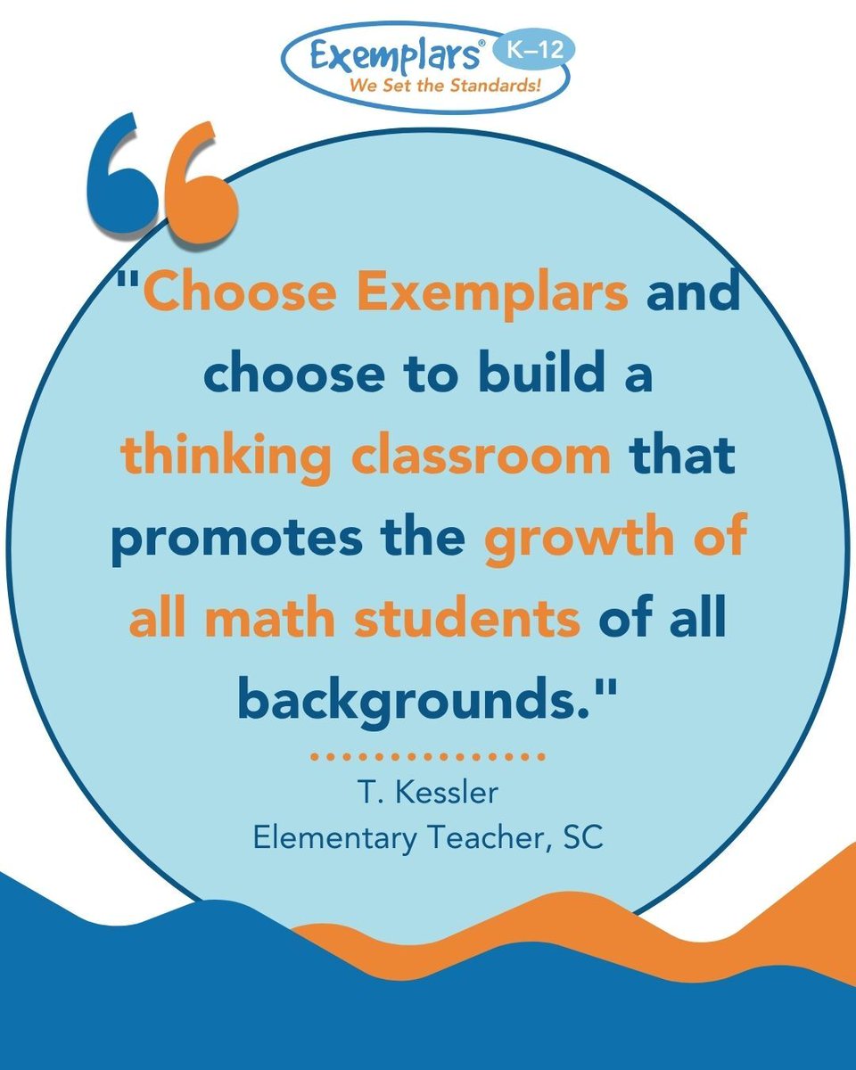 That's the powerful choice, according to T. Kessler, Elementary Teacher, SC! Equity + Critical Thinking = Classroom Success. 💡

#Exemplars #ThinkingClassroom #MathEducation #GrowthForAll #Elementary