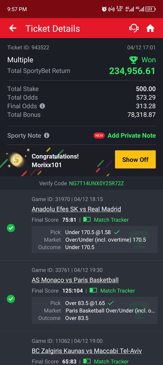 Morixx101's tweet photo. 800odds BOOOOOOOOMMMMMM💥💥💥💥💥💥💥💥💥💥💥💥💥💥💥💥💥💥💥💥💥💥💥💥💥💥💥💥

Like, Share, Retweet.. 

More wins Full ground

@hiannaxd @Emmanuel_Tips @FGirlrita @Mryems20 @Ada_Daddyya @AgbaChadox @Akinde4486 @BETGAINS1 @CHIZZY_BB @ https://t.co/kCpGKtvrOk