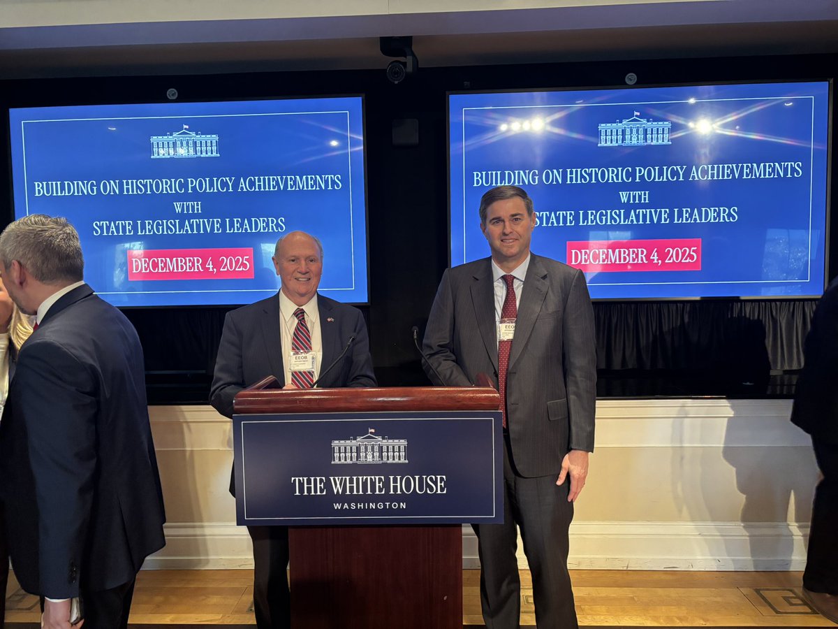 Honored to join state legislative leaders at the White House today for the Building on Historic Policy Achievements Summit. Grateful for the opportunity to share South Carolina’s successes, learn from colleagues across the nation, and continue strengthening the policies that move