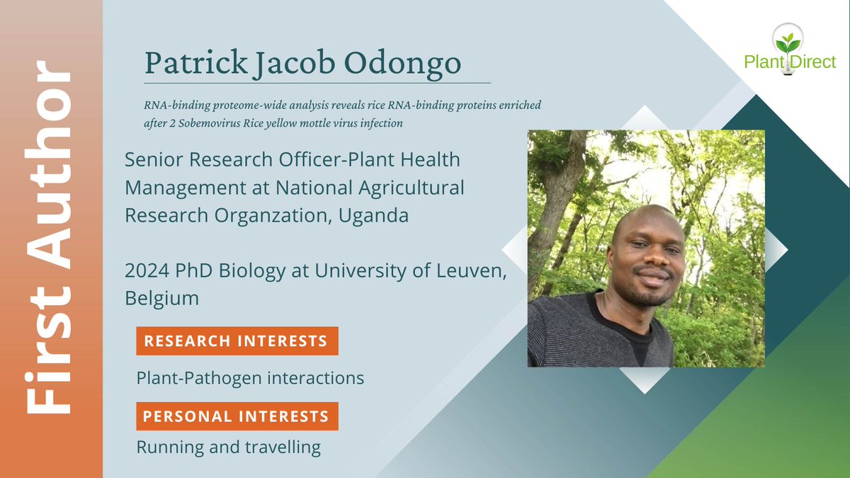 PlantDirectJ's tweet photo. Surrounded by gardens and forests in rural Uganda, Odongo was captivated by the silent resilience of plants and the intricate ways they interact with their environment.https://t.co/vhgGkA1bxP  #WeAreASPB https://t.co/ttLUFRVfCM