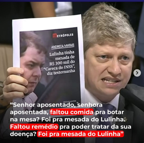 galileuflavio's tweet image. Agora temos também o Mensalão do Lulinha, que recebeu R$ 300 mil de mesada do dinheiro dos aposentados roubado pelo Careca do INSS.

#Corrupção, #Lulinha, #INSS, #Brasil, #Política, #Vergonha, #Congresso, #Escândalo, #Indignação