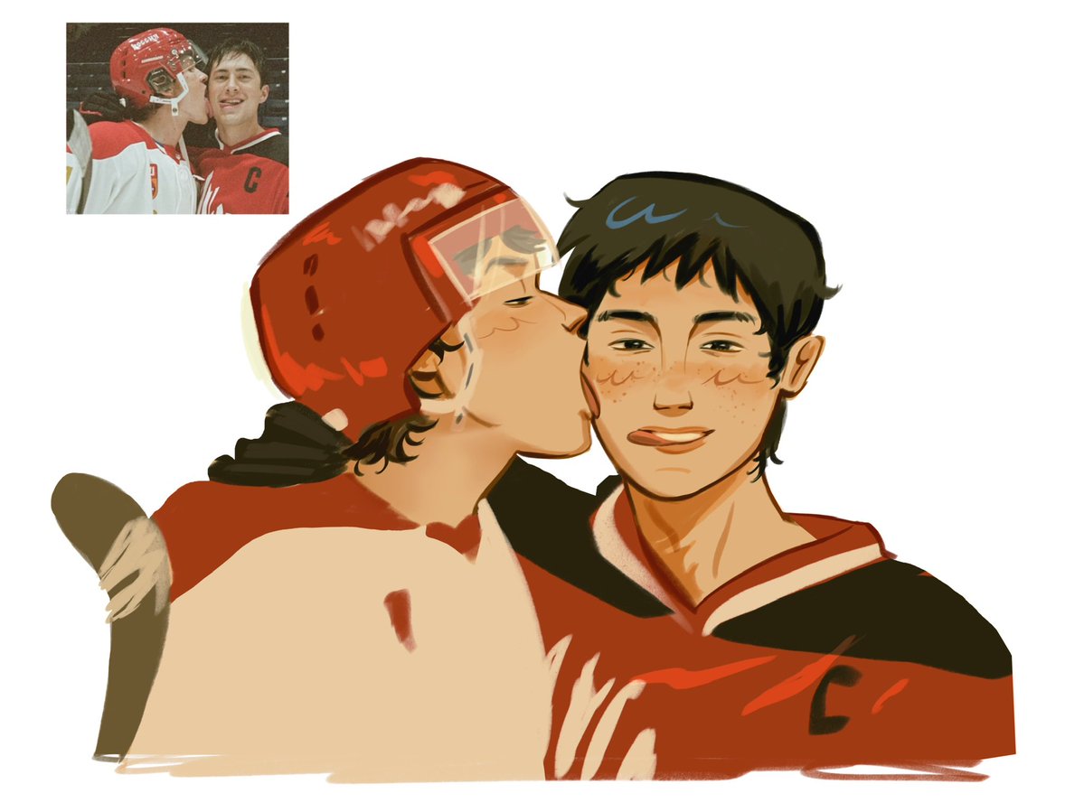 THECATKEO's tweet image. Hockey boyfriends 🏒 #heatedrivalry
