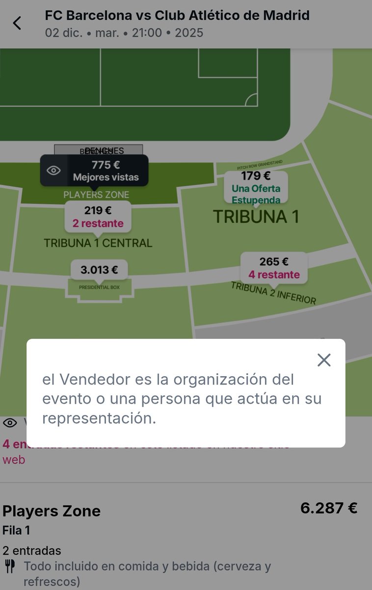 Los 1eros en revender sois vosotros.