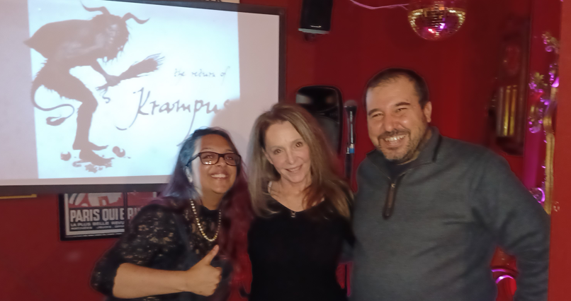 It's back! <a href="/LondonSkeptics/">London Skeptics</a> returned with 'Krampus: Santa's Little Helper' yesterday evening. Thank you to <a href="/carmenego/">𝓒𝓪𝓻𝓶𝓮𝓷𝓮𝓰𝓸 (she/they)</a> and Serdar for arranging everything.