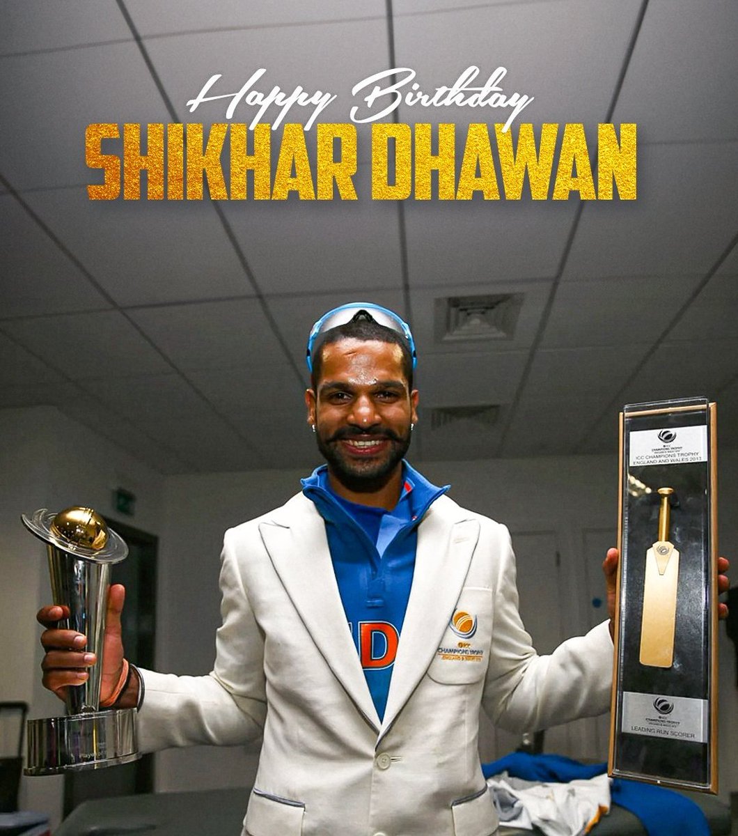 Gabbar in the house means chaos and fire everywhere Happy Birthday #ShikharDhawan! 🎉🔥