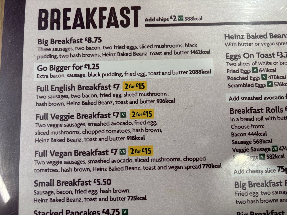 I’m a little confused about your pricing for a full English here <a href="/Morrisons/">Morrisons</a> 🤦🏻‍♀️
